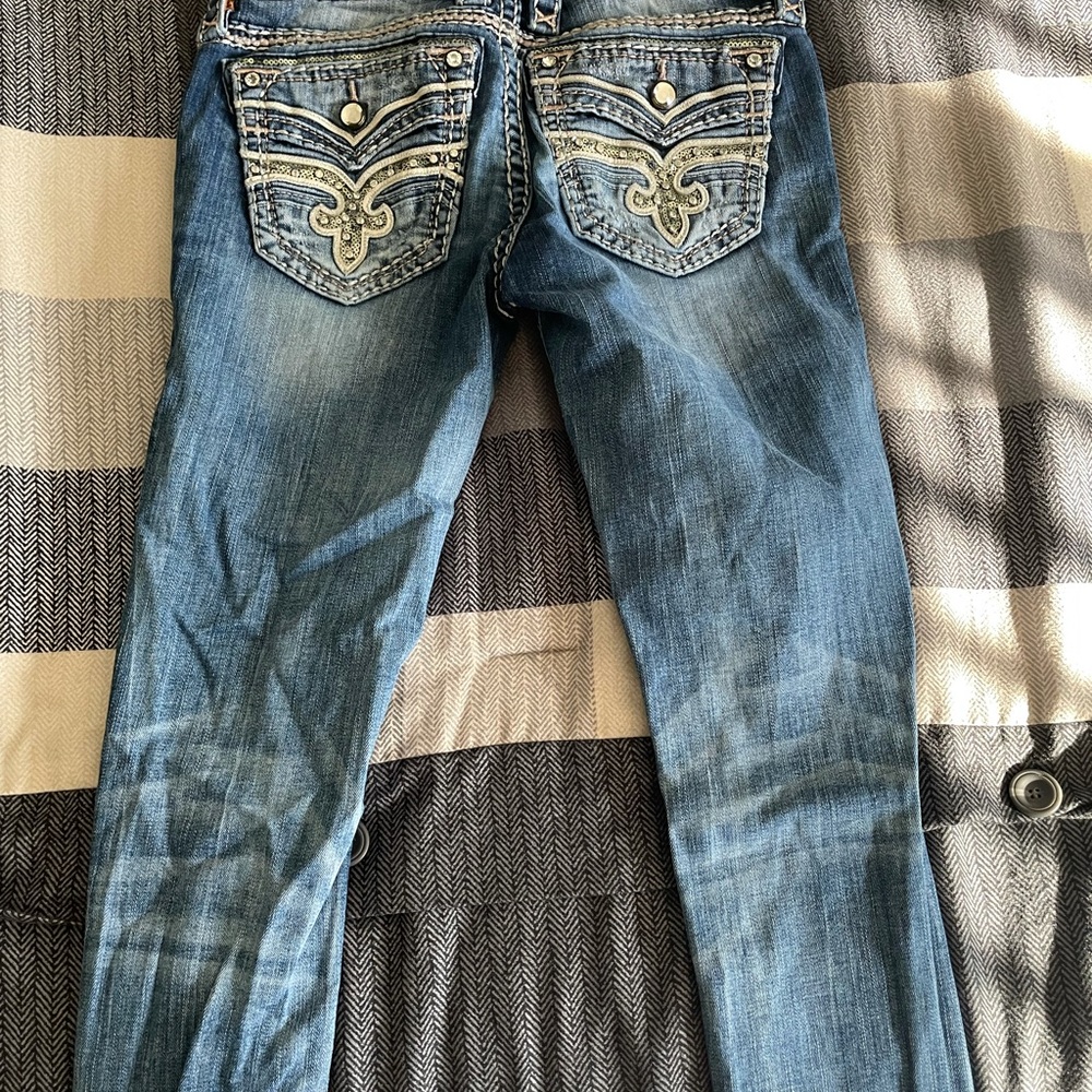 Rock revival eilis skinny jeans. Like new. Size 25